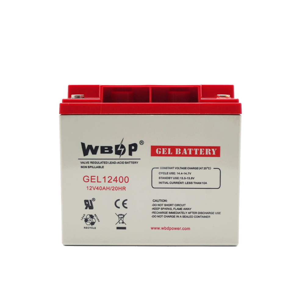 WBD12V40Ah GEL Battery Solar Energy Storage Manufacturer Supplier Factory Direct 