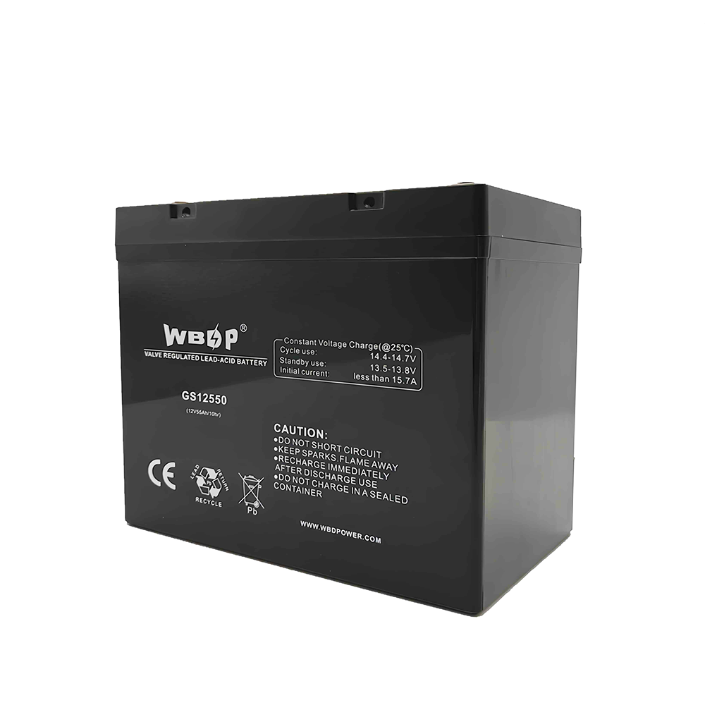Powerful 12V 55Ah Lead-Acid UPS Battery